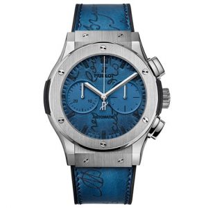 The sturdy fake Hublot Classic Fusion 521.NX.050B.VR.BER18 watches are made from titanium.