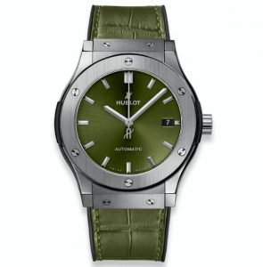 The sturdy fake Hublot Classic Fusion 511.NX.8970.LR watches are made from titanium.