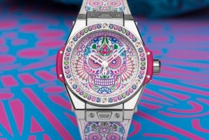 The dials of the well-designed replica Hublot watches are plated with traditional face paintings.